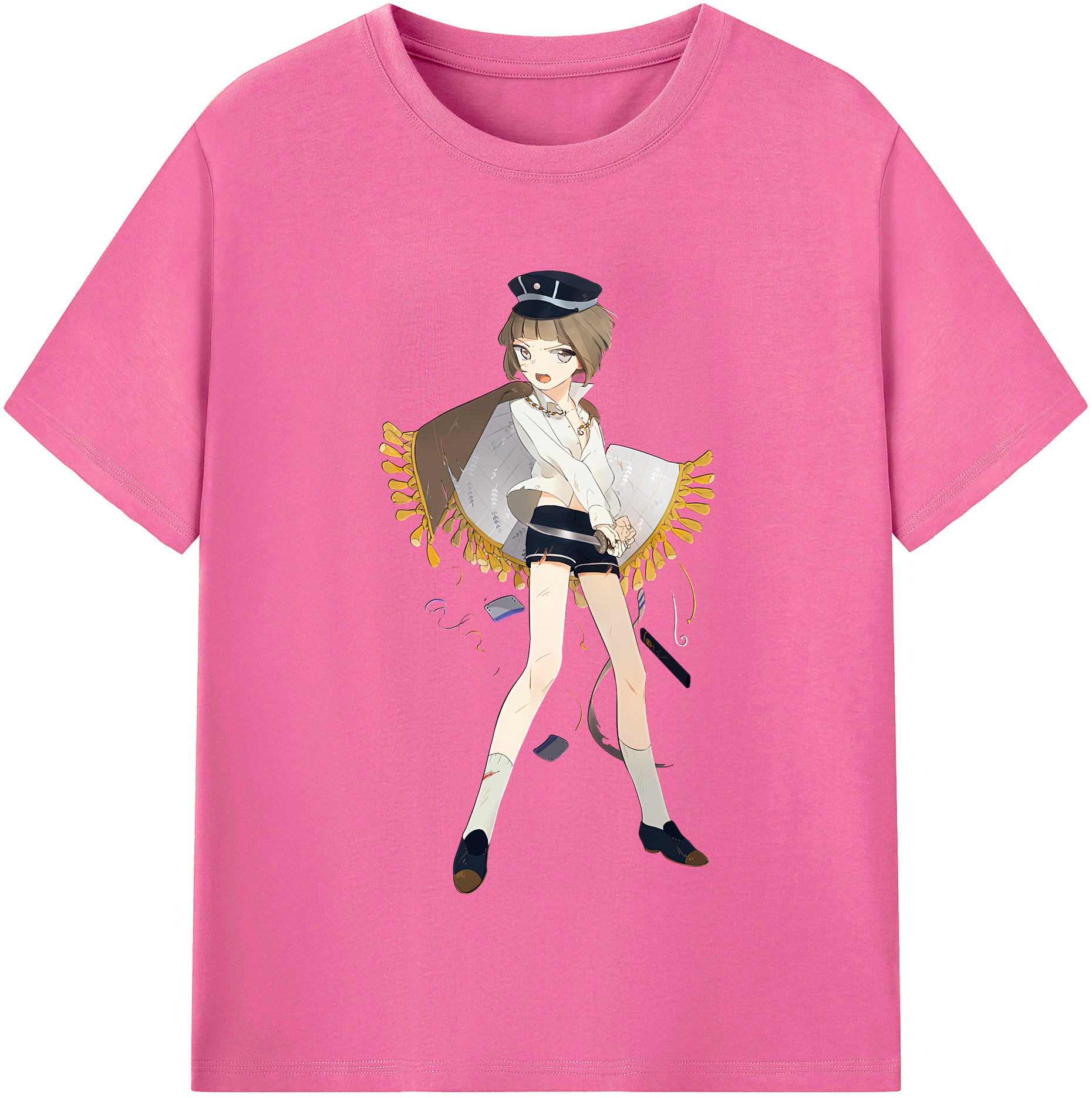 （画像用） 刀剣乱舞 Touken Ranbu レディースカジュアルプリントTシャツ（綿100％）